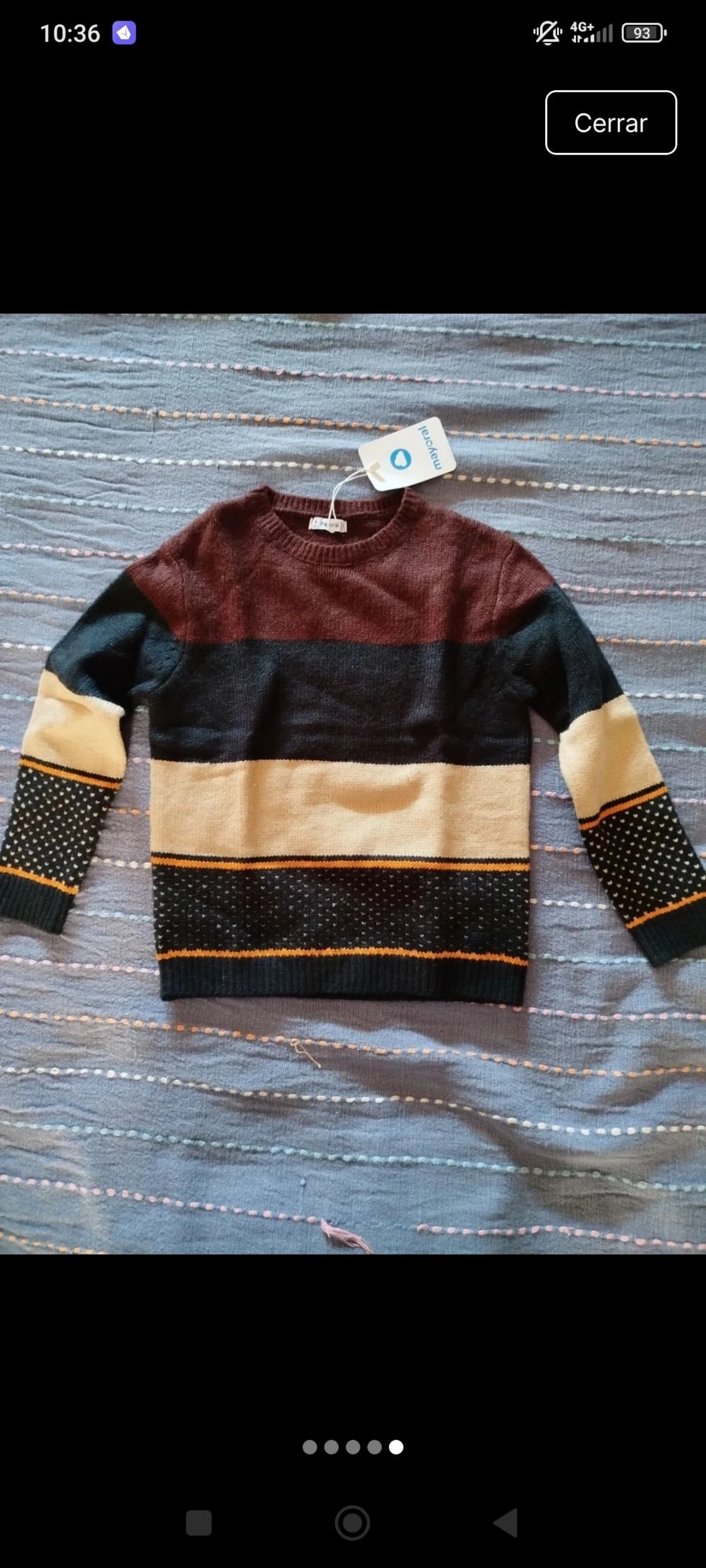 Jersey con lana 128cm Mayoral nuevo